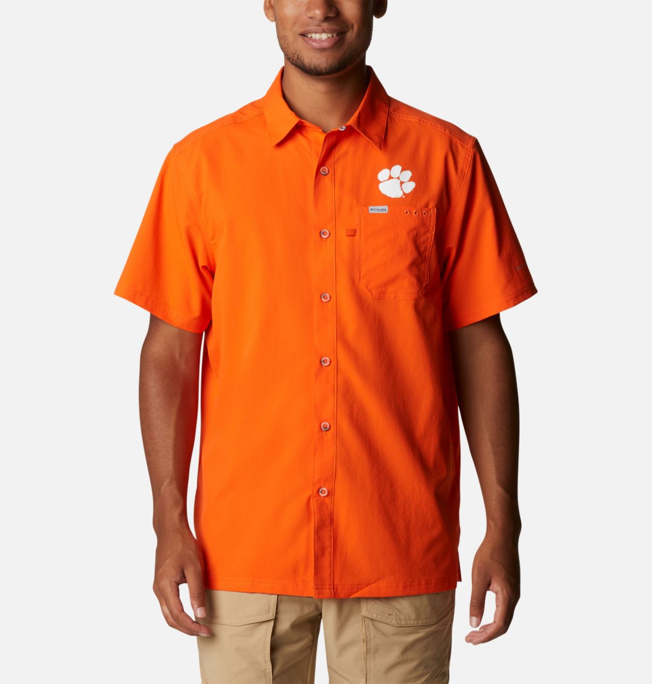 Men's Collegiate PFG Slack Tide™ Camp Shirt - Clemson 1