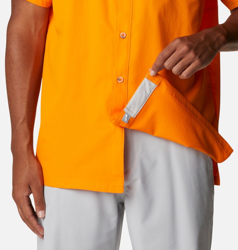 Men's Collegiate PFG Slack Tide Camp Shirt - Tennessee, Color: UT - Solarize, image 6
