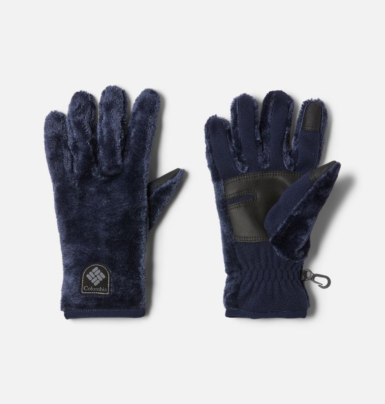 Women's Fire Side Sherpa Fleece Gloves, Color: Dark Nocturnal, image 1