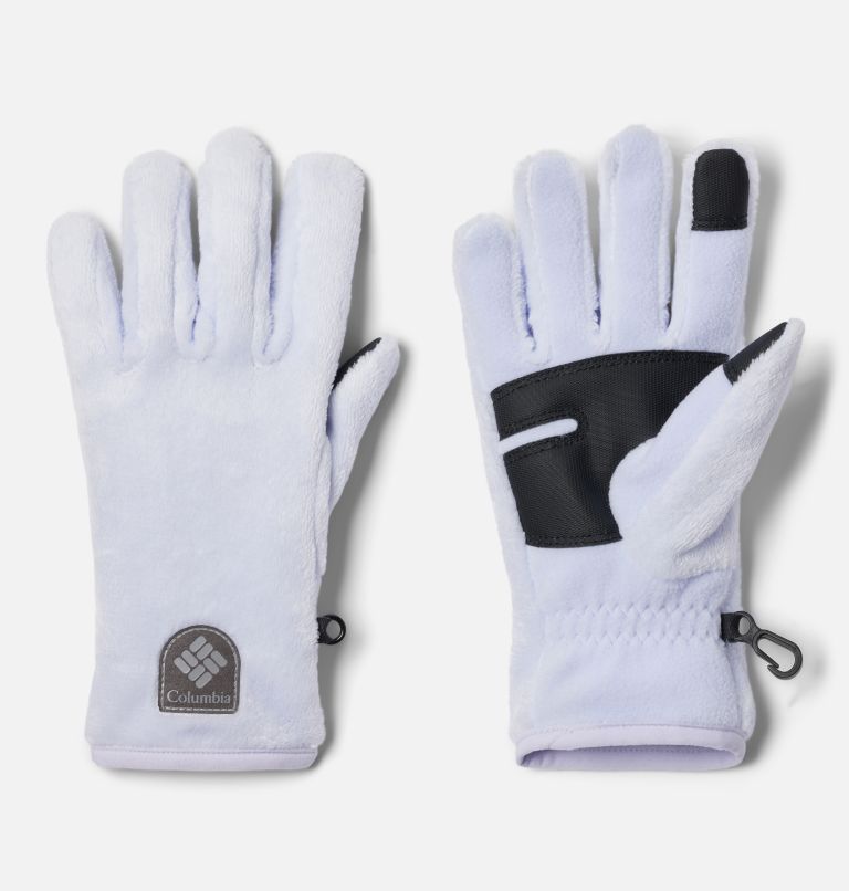 Women's Fire Side Sherpa Fleece Gloves, Color: Snowdrift, image 1