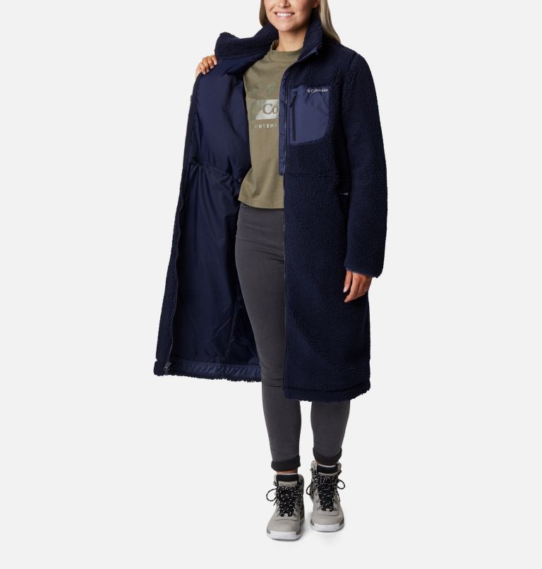 Women's Archer Ridge Long Jacket, Color: Dark Nocturnal, Nocturnal