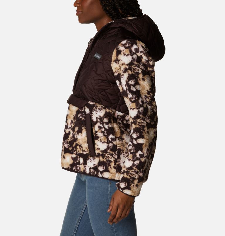 Thumbnail: Women's Sweet View Hooded Fleece Pullover, Color: New Cinder, New Cinder Solarized, image 3