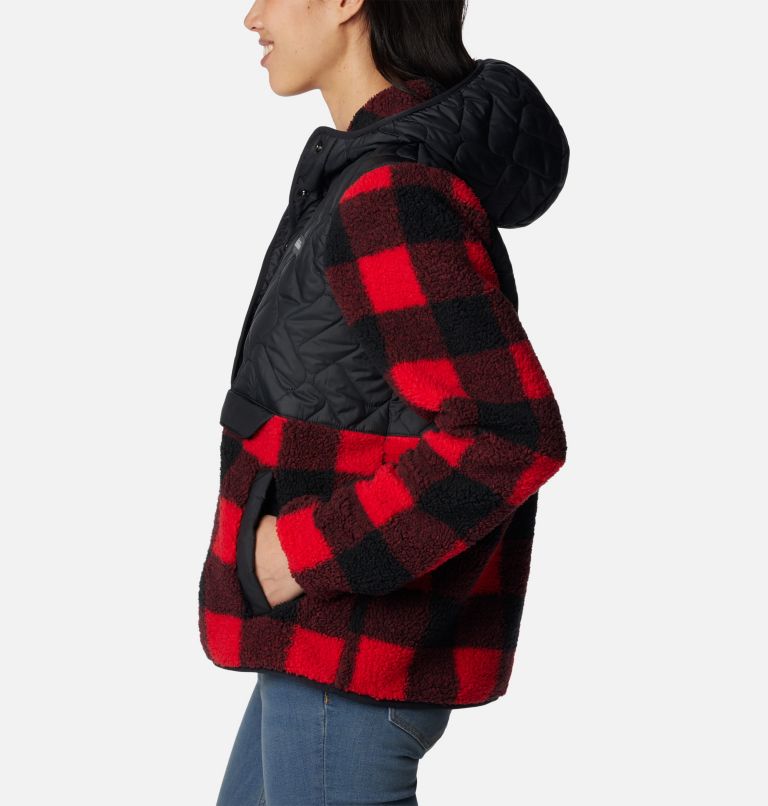 North face buffalo plaid on sale vest