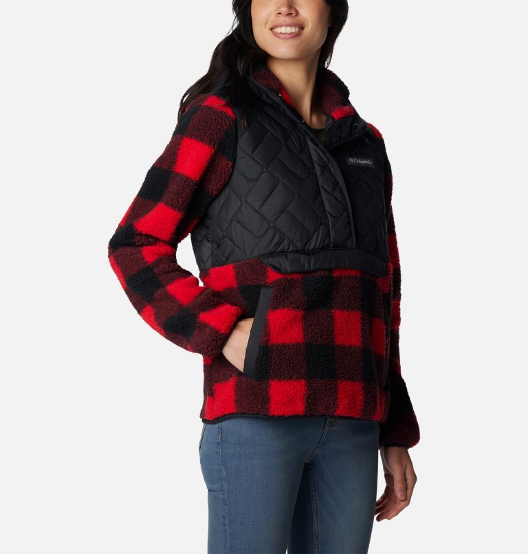 Columbia Mujer Chaqueta De Forro Polar Con Cremallera, Black Spacedye  Print, XS : : Moda