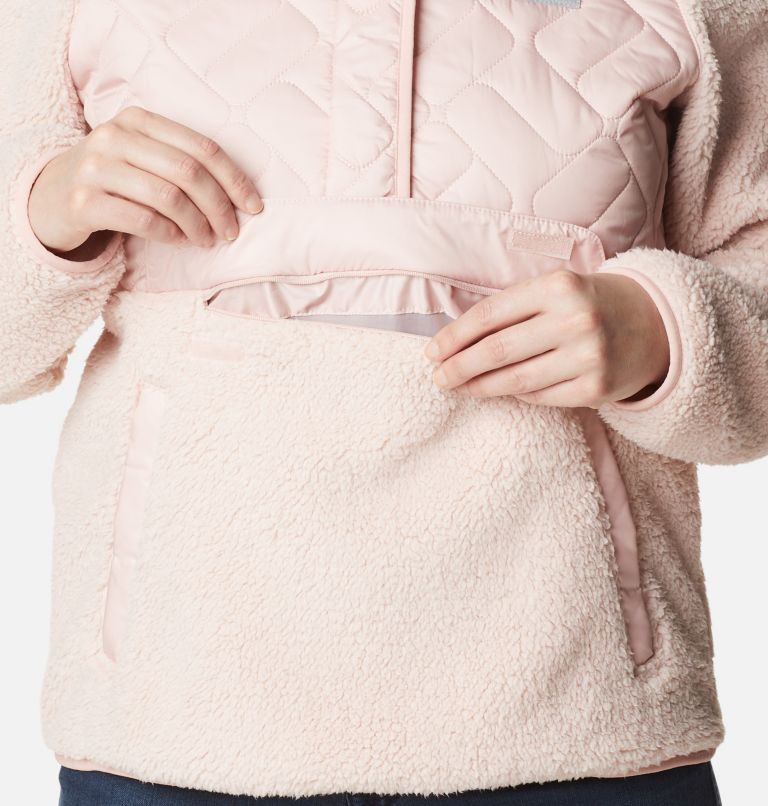 Women's Sweet View Fleece Hooded Pullover, Color: Dusty Pink, image 5
