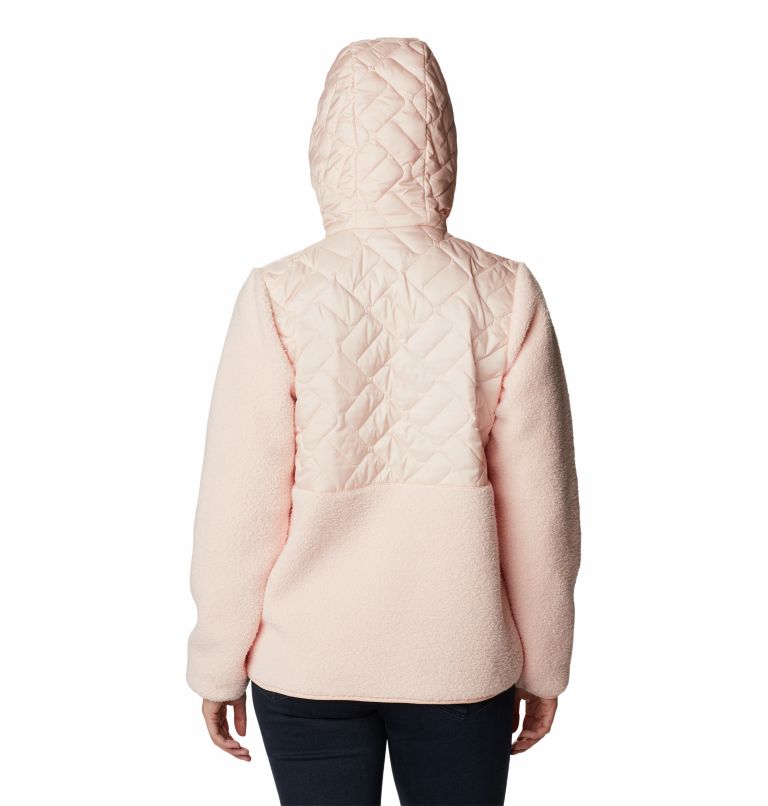 Women's Sweet View Fleece Hooded Pullover, Color: Peach Blossom, image 2
