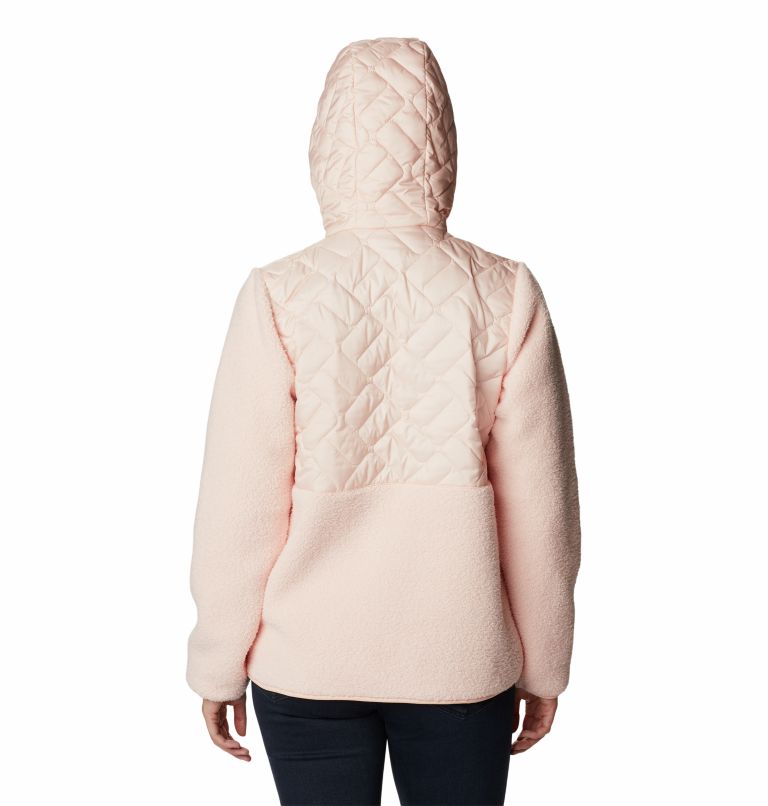 Thumbnail: Women's Sweet View Fleece Hooded Pullover, Color: Peach Blossom, image 2