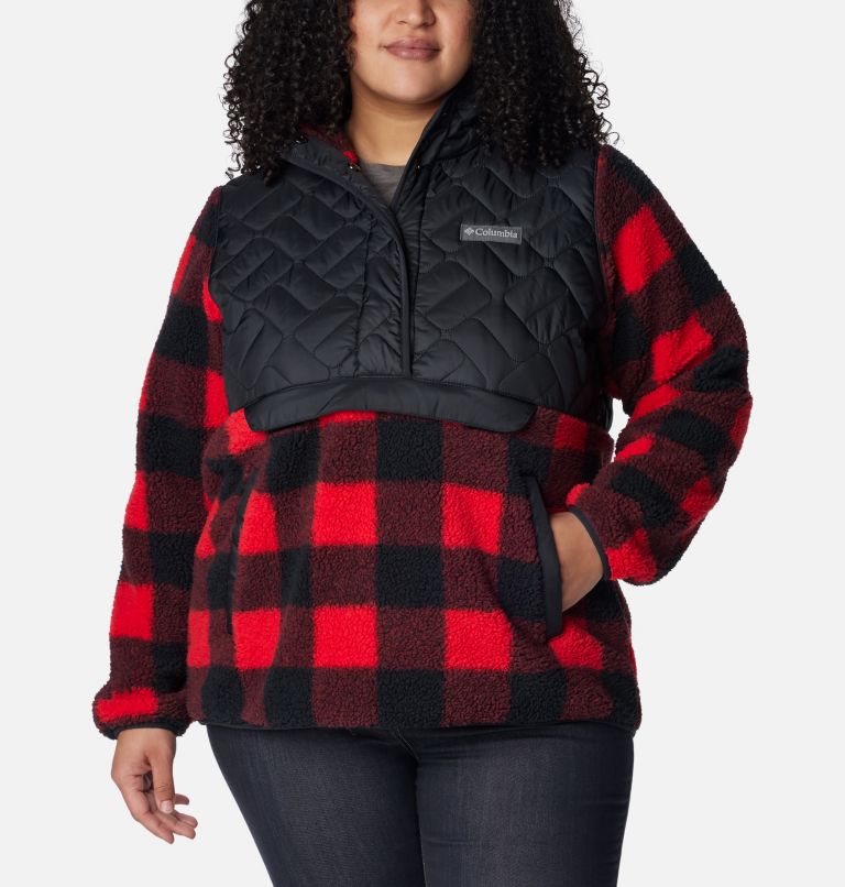 Plus size pullover clearance jacket