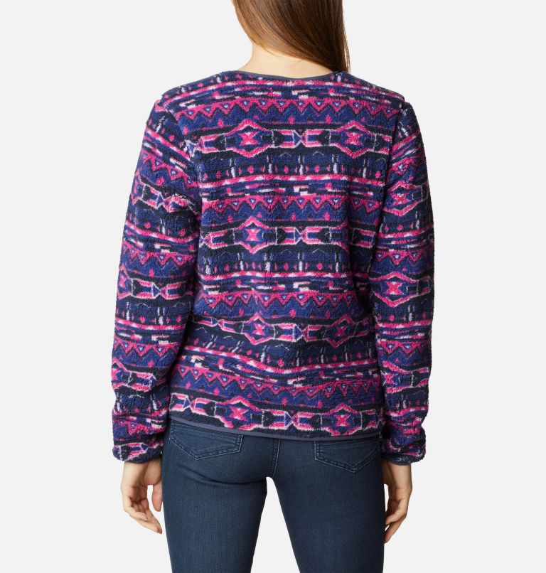 Thumbnail: Pull Sherpa West Bend Femme, Color: Dark Sapphire 80s Stripe Print, image 2