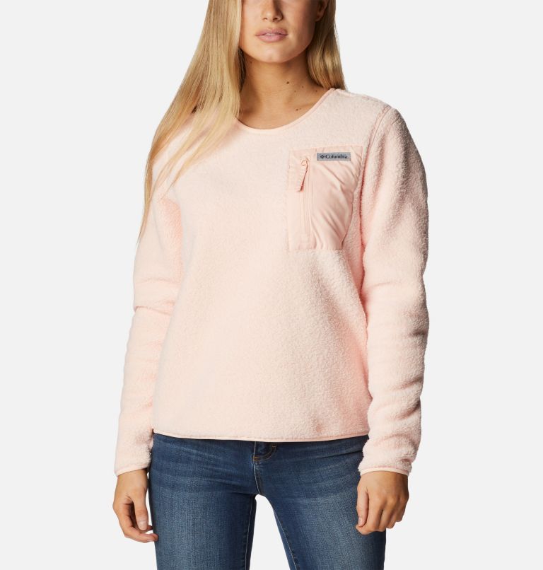 Pull Sherpa West Bend Femme, Color: Peach Blossom, image 1