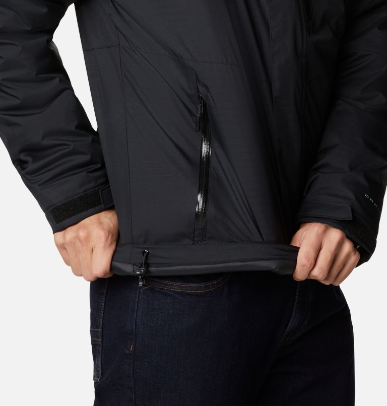 Men's Oak Harbor Omni-Heat Infinity Insulated Rain Jacket, Color: Black, image 6