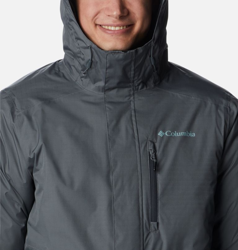 Men's insulated rain outlet jacket