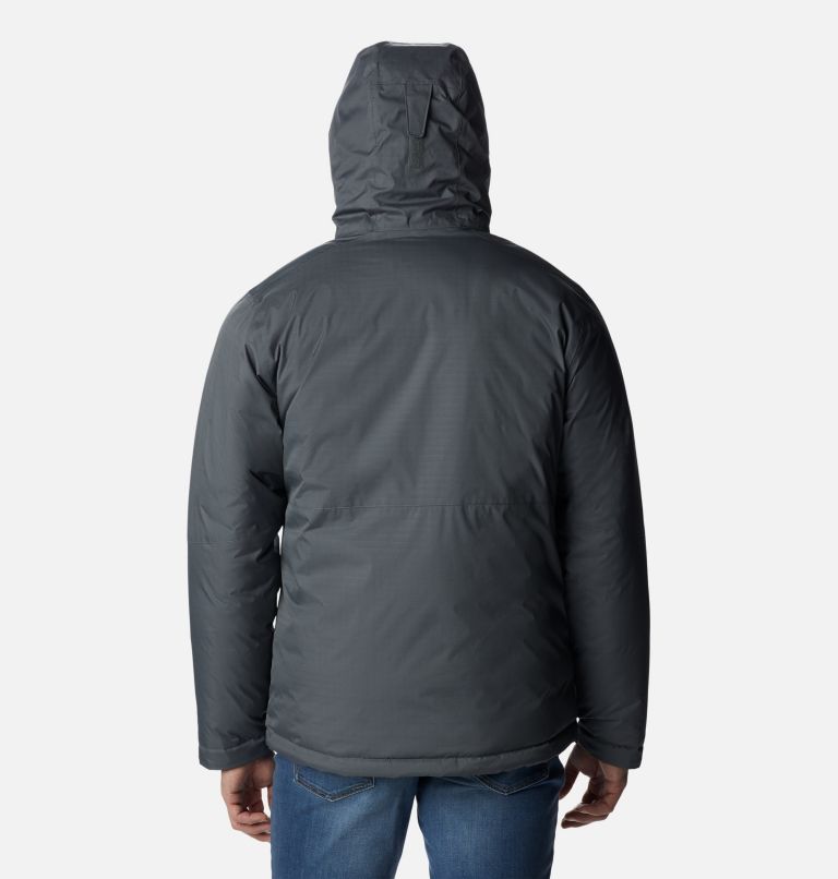 Men's insulated rain jacket cheap with hood