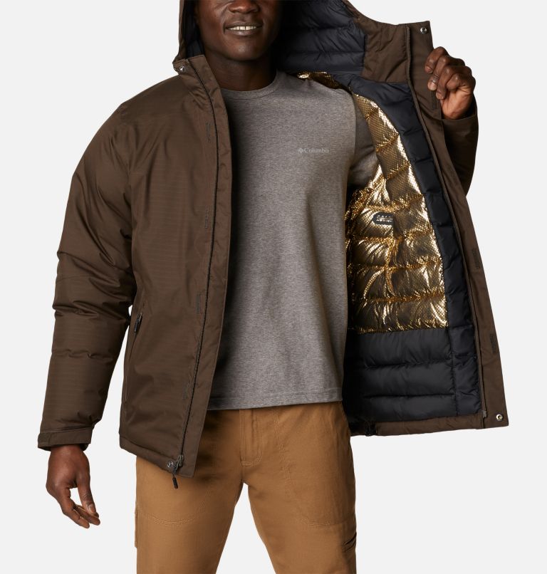 Thumbnail: Men's Oak Harbor Insulated Waterproof Jacket, Color: Cordovan, image 5