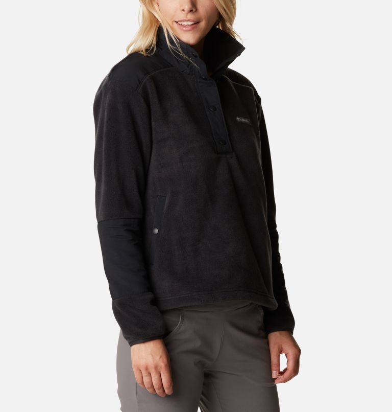 Women's Benton Springs Crop Pullover, Color: Black
