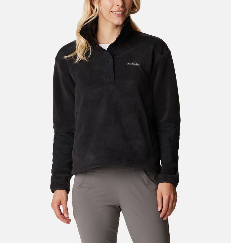Chandail court Benton Springs pour femme, Color: Black, image 1