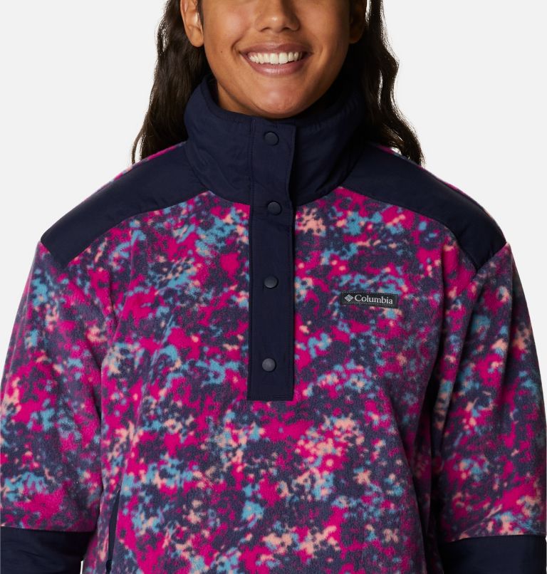 Chandail court Benton Springs pour femme, Color: Wild Fuchsia Dotty Disguise, Dk Noctrnl, image 4