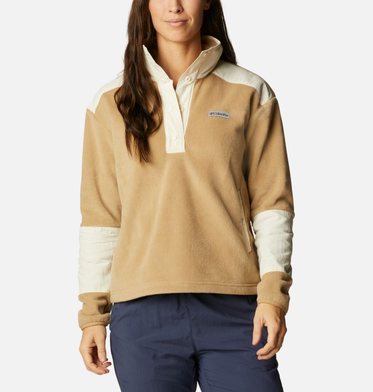 Cropped cheap fleece pullover