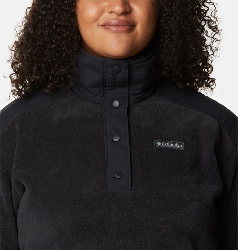 Women's Benton Springs Crop Pullover - Plus Size, Color: Black