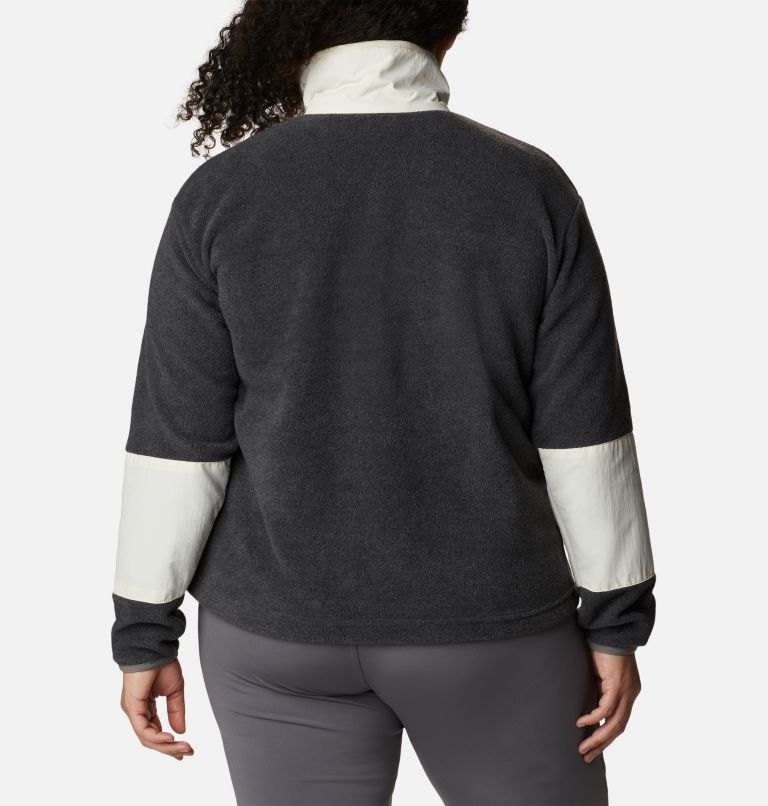 Chandail court Benton Springs pour femme - Grandes tailles, Color: Charcoal Heather, Chalk, image 2