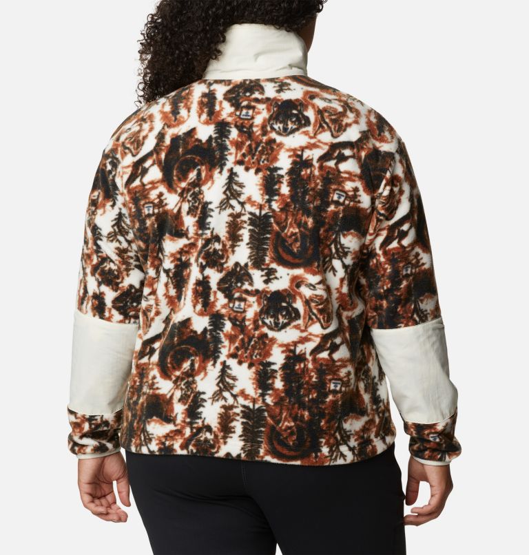 Chandail court Benton Springs pour femme - Grandes tailles, Color: Chalk Wolfscape, Chalk, image 2