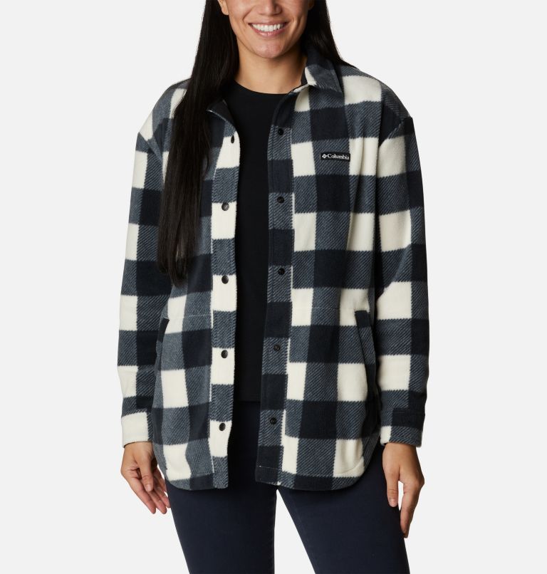 Women's Benton Springs™ Fleece Shirt Jacket - Plus Size