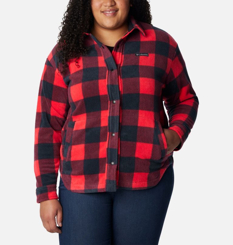 Columbia flannel hot sale jacket women's