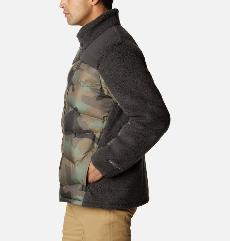 Manteau en sherpa Fivemile Butte pour homme, Color: Cypress Mod Camo Print, Shark