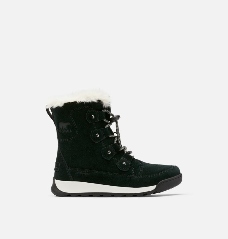 Youth Whitney II Joan Lace Boot, Color: Black, Fawn, image 1