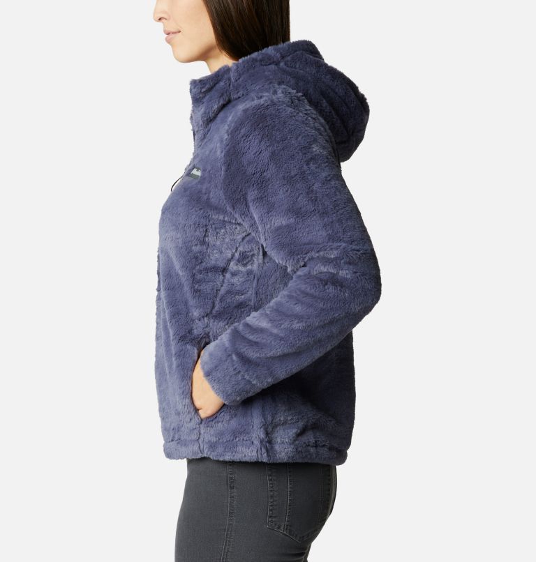 Thumbnail: Chandail à capuchon en laine polaire Bundle Up pour femme, Color: Nocturnal, image 3