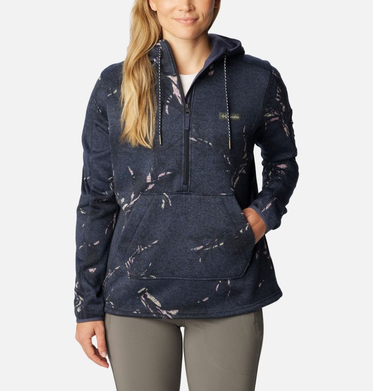 W Sweater Weather Hooded Pullover | 468 | M, Color: Nocturnal Pinecones, image 1
