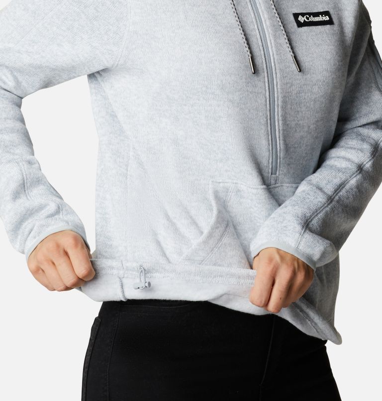 W Sweater Weather Hooded Pullover, Color: Cirrus Grey Heather, image 5
