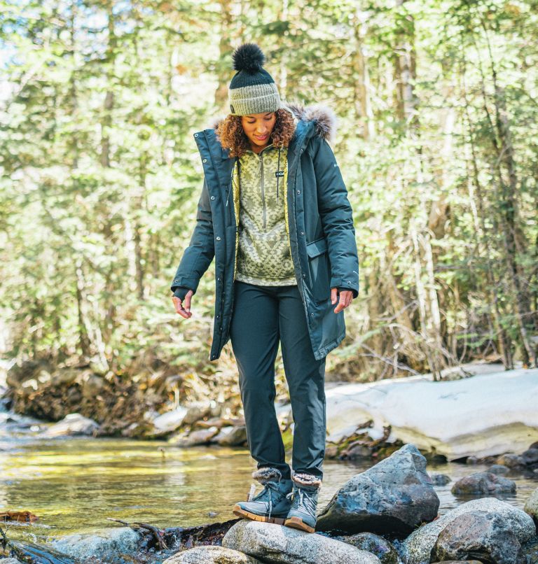 W Sweater Weather Hooded Pullover | 397 | S, Color: Stone Green Blanket, image 6
