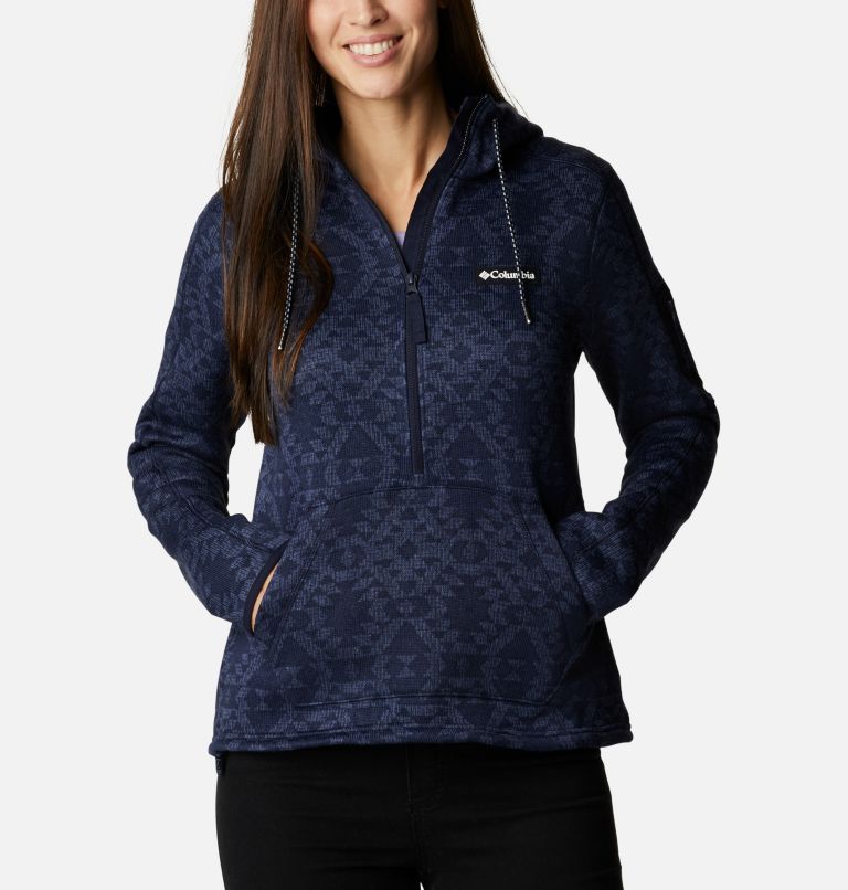W Sweater Weather Hooded Pullover | 472 | M, Color: Dark Nocturnal Blanket, image 1