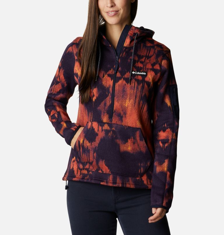 W Sweater Weather Hooded Pullover | 473 | M, Color: Dark Nocturnal Folk Blur, image 1