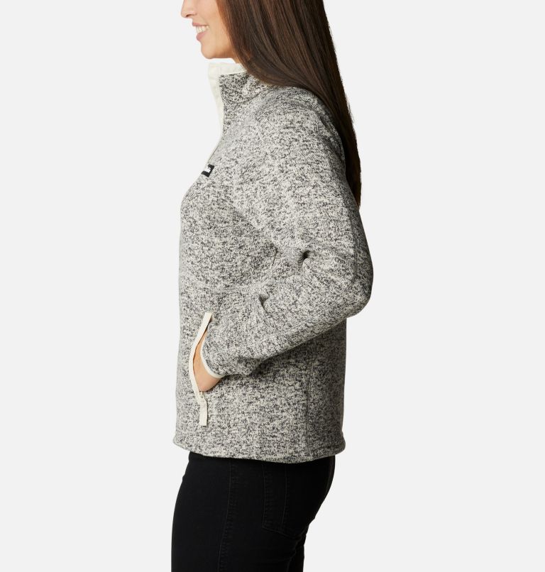 Manteau à fermeture éclair Sweater Weather pour femme, Color: Chalk Heather, image 3