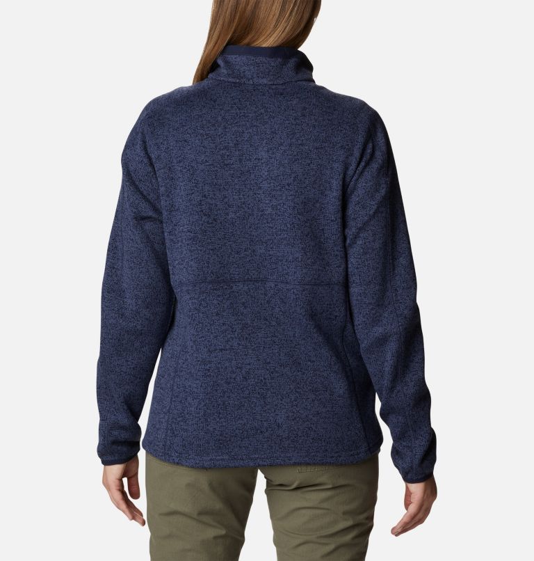 Thumbnail: Women's Sweater Weather Fleece Jacket, Color: Dark Nocturnal Heather, image 2