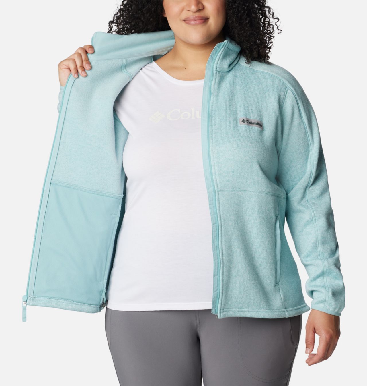 Women's Sweater Weather™ Full Zip - Plus Size 5