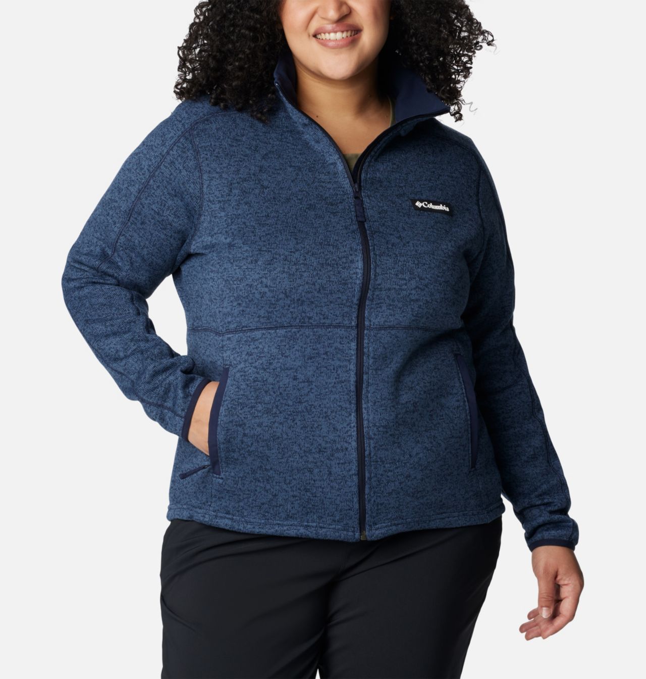 Women's Sweater Weather™ Full Zip - Plus Size 1