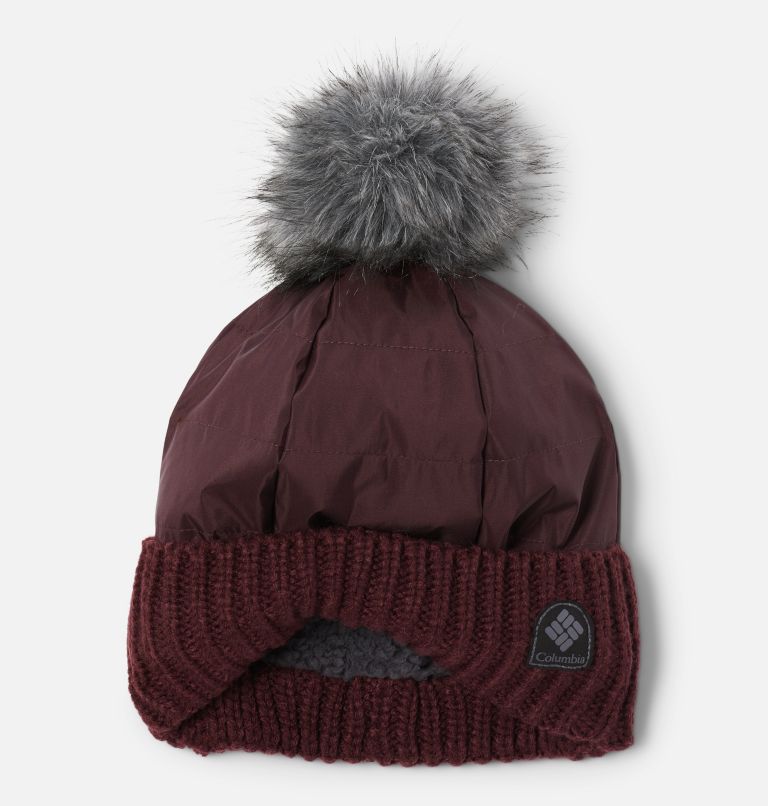 Thumbnail: Snow Diva Beanie | 203 | O/S, Color: New Cinder Sheen, Marionberry, image 2