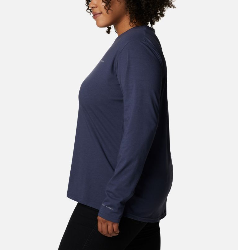 T-shirt à manches longues Sun Trek pour femme - Grandes tailles, Color: Nocturnal, image 3