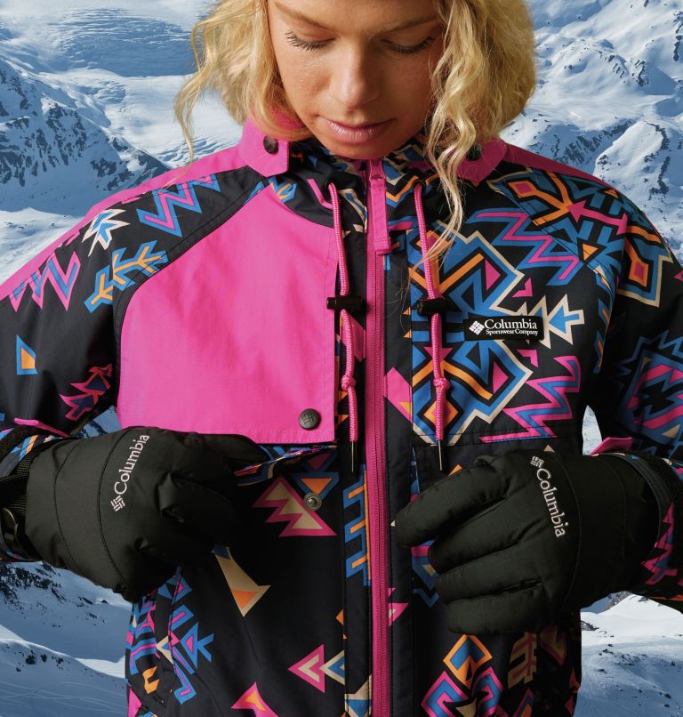 Guantes de esquí impermeables para mujer, guantes de nieve con