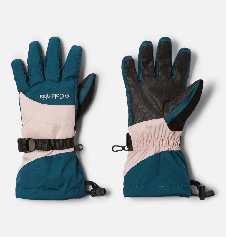Women's Last Tracks Gloves, Color: Night Wave, Dusty Pink, image 1