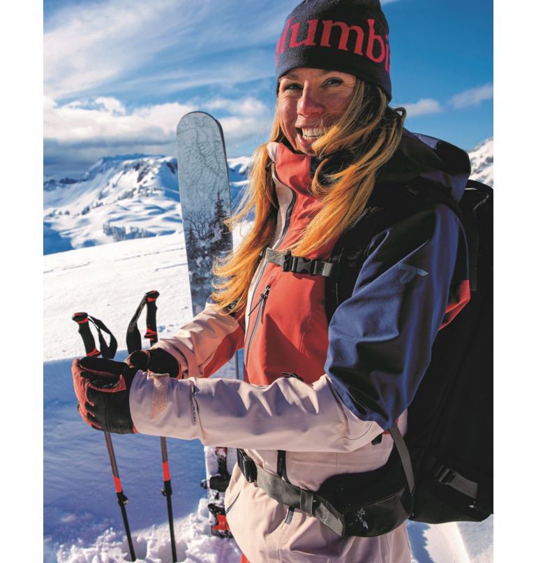 Gants Peak Pursuit pour femme, Color: Dark Coral, Black, image 3