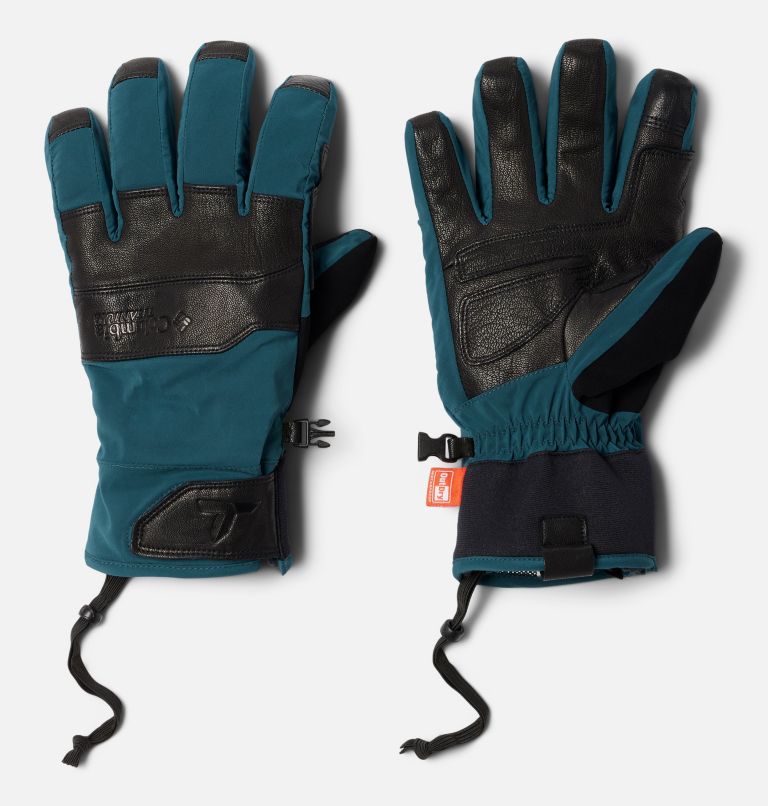 Thumbnail: Men's Peak Pursuit Gloves, Color: Night Wave, Black, image 1