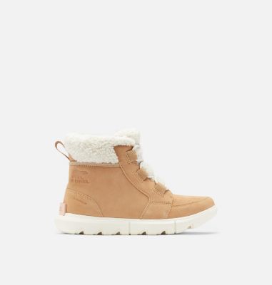 Women's Sorel Explorer II Carnival Cozy Shearling Boot, Color: Canoe, Sea Salt, image 1
