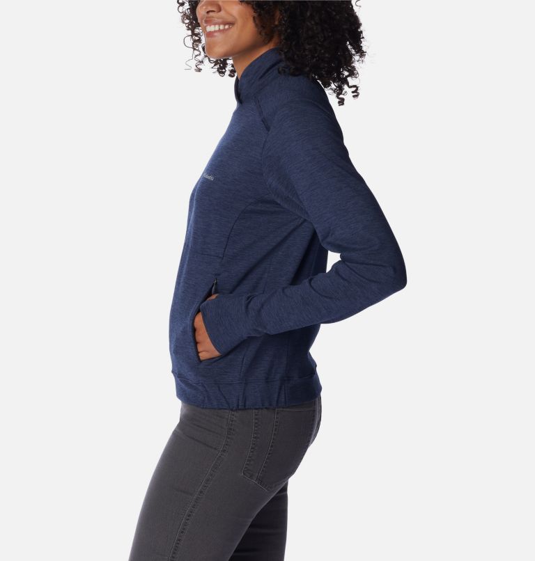 Thumbnail: Women's Weekend Adventure Pullover, Color: Dark Nocturnal Heather, image 3