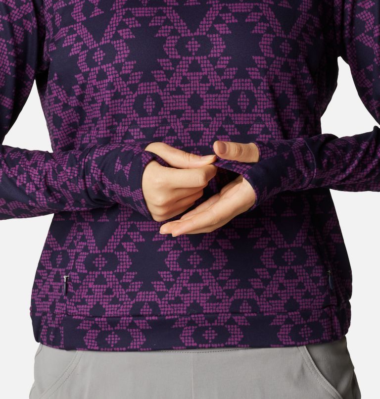 Thumbnail: Women's Weekend Adventure Pullover, Color: Plum Tonal Blanket, image 5