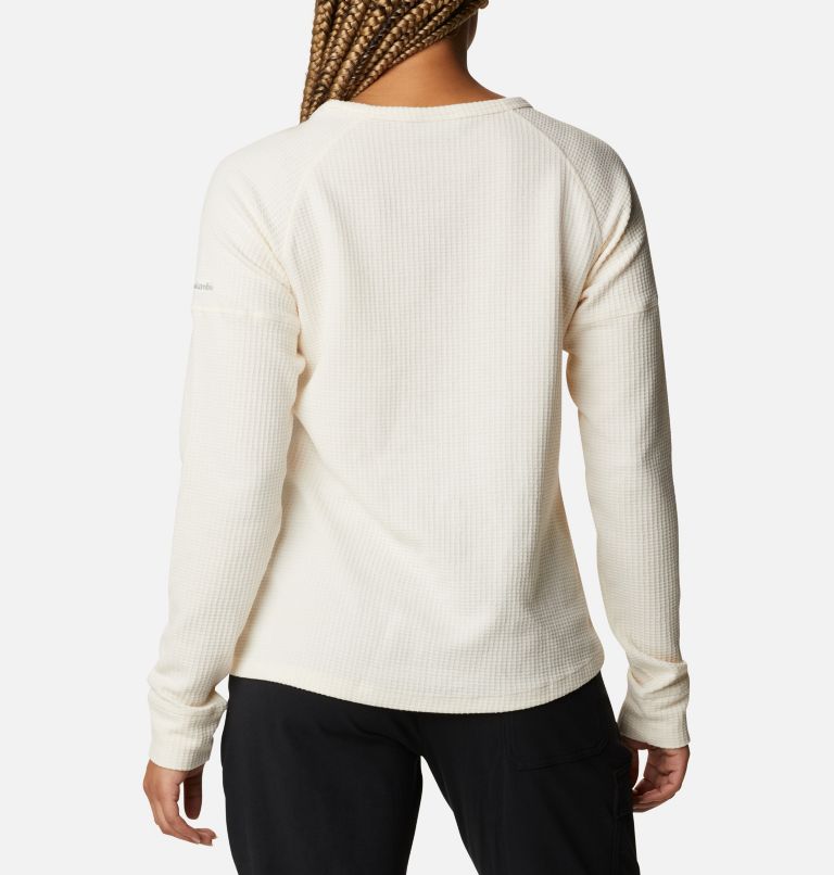Thumbnail: Women's Pine Peak Long Sleeve Thermal Shirt, Color: Chalk Heather, image 2