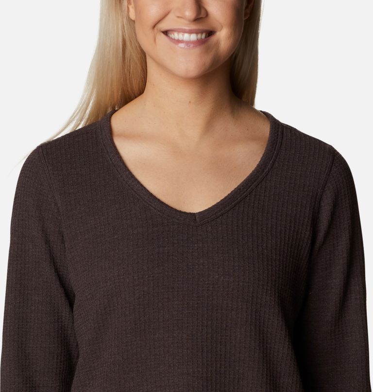 Tunique thermique à manches longues Pine Peak pour femme, Color: New Cinder Heather, image 4